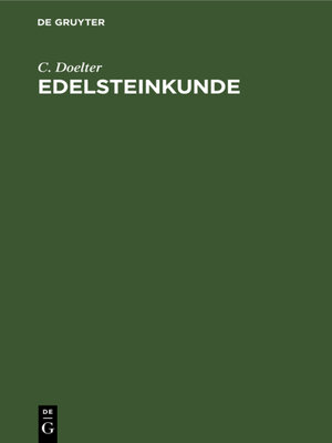cover image of Edelsteinkunde